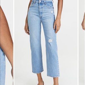 Levi’s Ribcage Straight Ankle Jeans NWT - Free People